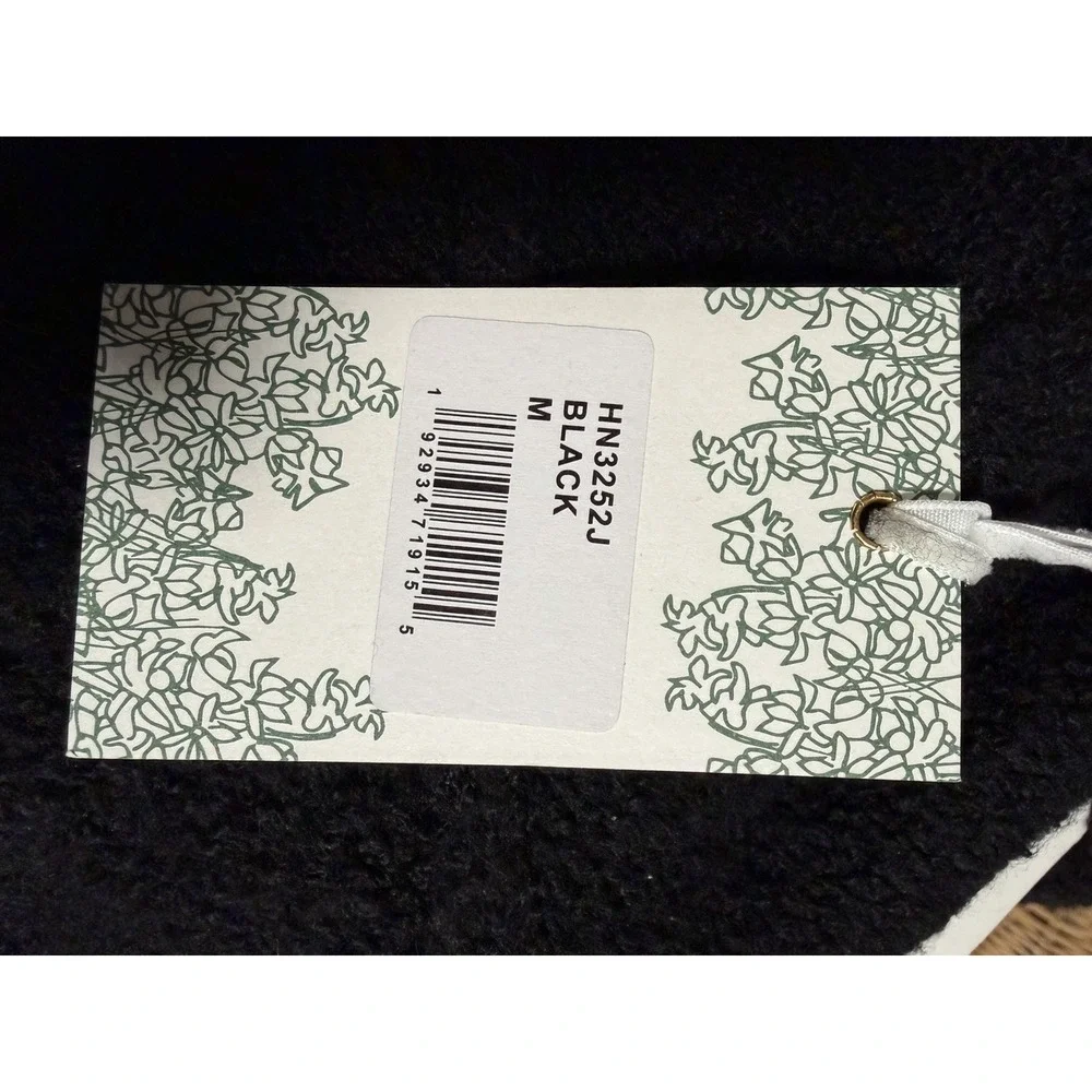 Tuckernuck Hyacinth‎ House, Black Pearl Trim Piper Cardigan, Size Medium